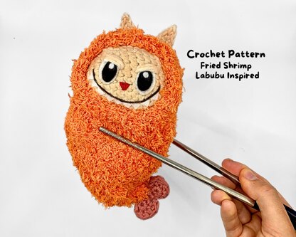 Crochet Labubu Shrimp