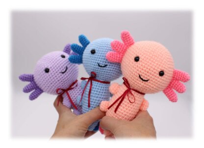 Baby Axolotl Crochet Pattern