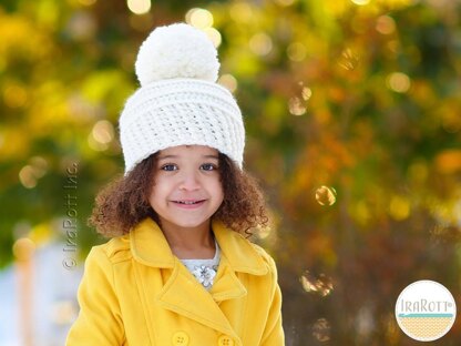 Amelia Hat with Chunky PomPom