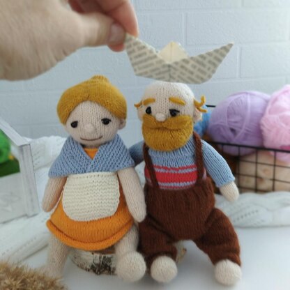 Grandpa Doll Knitting Pattern