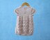 Popcorn Tunic Dress (no 123) Knitting Pattern to fit 0-7 years old