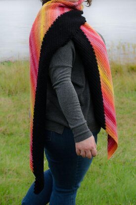 Diagonal Sunset Wrap