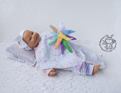 Unicorn Toy Baby Lace Blanket