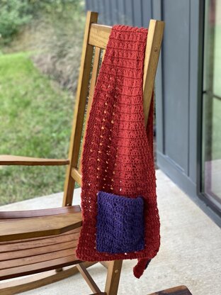 Warmth and Beauty Pocket Shawl