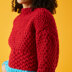 Ombre Textured Sweater - Free Knitting Pattern For Women in Paintbox Yarns Simply Super Chunky