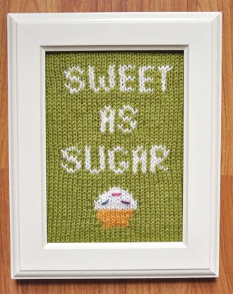 Sweet Treats Knitted Wall Art