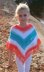 Colorful Boho Poncho for Kids Crochet Pattern