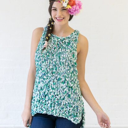 Soak Up The Sun Tank in Knit Collage Wildflower - Downloadable PDF