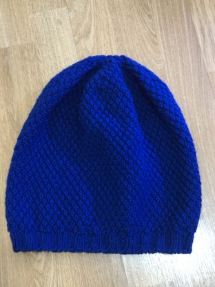 Blue moss beanie