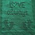 Baby blanket "Love Always"