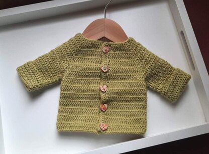 Olivia Simple Baby Cardigan