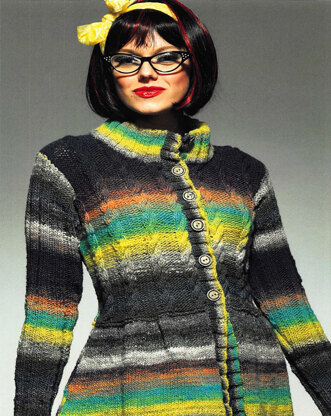 Jacket in Noro Kureyon - PDF