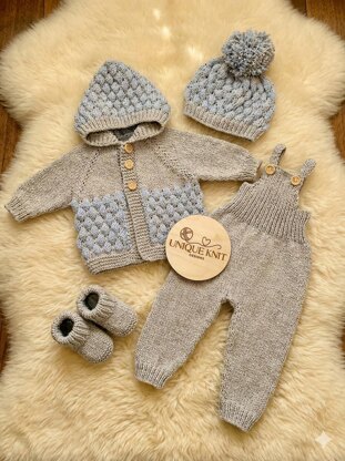 "Popcorn" 4 piece set