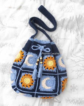 Sun and Moon Crossbody Bag