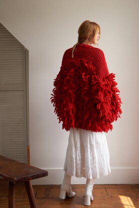 Loopy Mango Fringe Coat