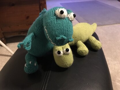 T Rex and Bronty Dinosaur