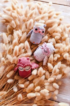 Crochet pattern Bubo the tiny owl