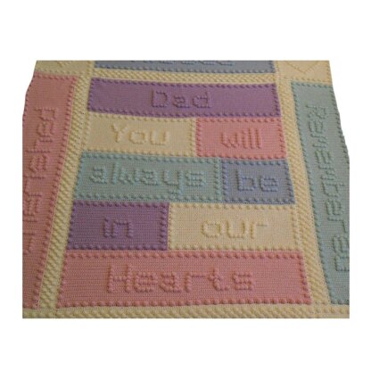 Remembrance Dad Blanket