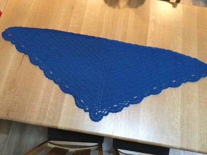 Wildflowers Shawl in Cascade Tangier - W549