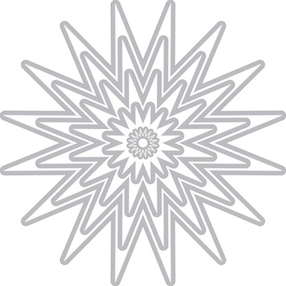 Hero Arts Infinity Dies - 12-Point Stars .5" To 5"