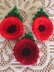 Little Poppy flower easy 15mins knit DK knitting pattern for Remembrance Sunday Armistice & Memorial day