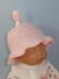 Baby Simple Stripe Topknot Sun Hat