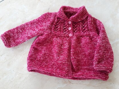 Cherry Baby Lace Jacket Sirdar 4803