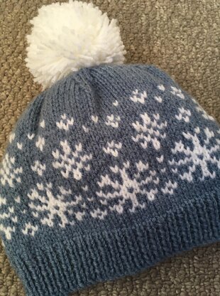 Snowfall hat