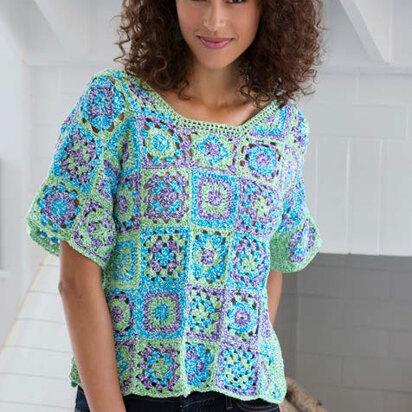 Crafty Crochet Top in Aunt Lydia's Baker’s Cotton - LC3856 - Downloadable PDF