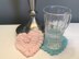 Heart Shape Coaster using Paintbox Cotton DK