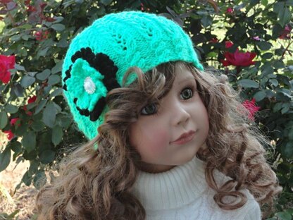 Knitting PATTERN Knitted Hat Girls Hats Womens Hats