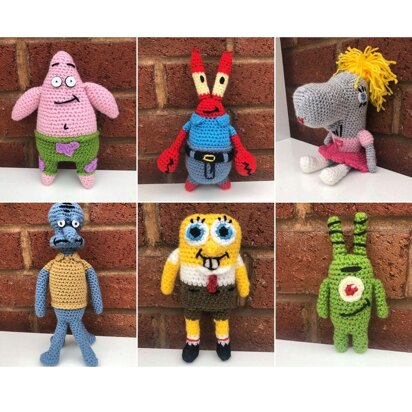 6 Sponge Bob Crochet Patterns