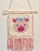 Pig Wall Hanging Tapestry Crochet