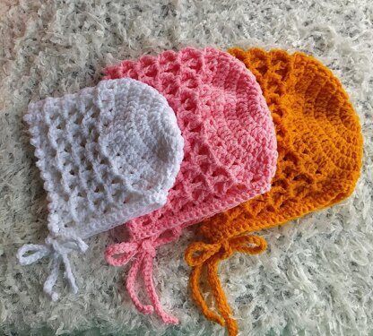 Textured Baby Bonnet