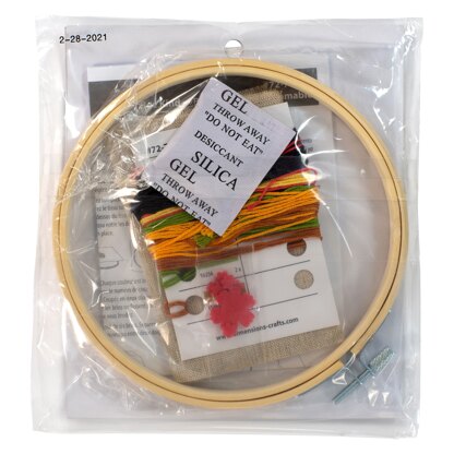 Dimensions Embroidery Kit with Hoop: Crewel: Bee Kind Embroidery Kit -  15.2cm(6in)