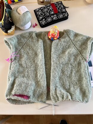 Top Down Cardigan All Together