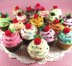 Meringue Cherry Cupcake Pincushion