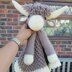 Highland Cow Baby Lovey Crochet Pattern