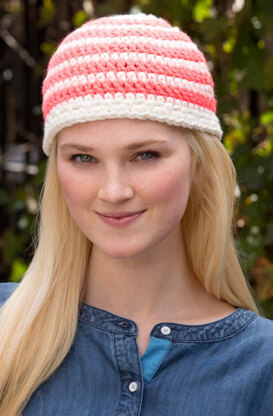 Have a Stripe Hat in Red Heart Heads Up - LW4383 - Downloadable PDF