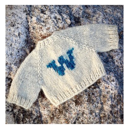 Wolf Zack with two cute sweaters