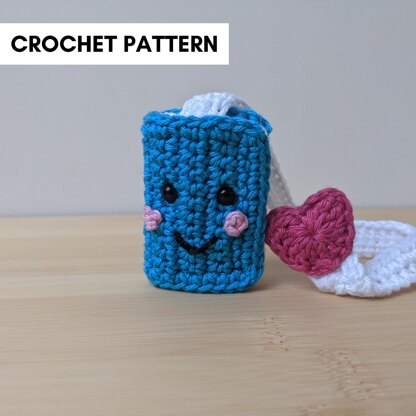 Amigurumi 'Book lover' bookmark crochet pattern Crochet pattern by Daphne  Vlastari