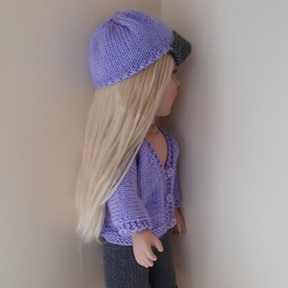 Wisteria Hat for Doll