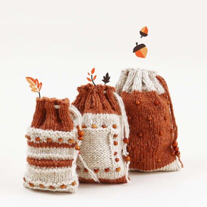 Nested Pouches - knitting pattern