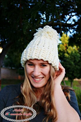 Chunky Knit-Like Hat