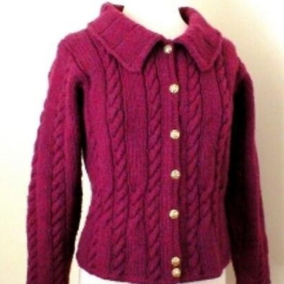 Working Cables Cardigan - knitting pattern