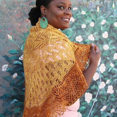 Lily Shawl - knitting pattern
