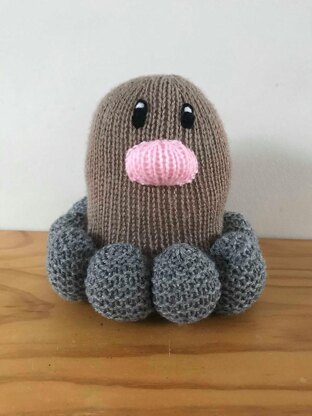 Diglett Pokemon Toy