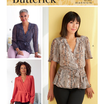 Butterick Misses' Tops B6828 - Sewing Pattern