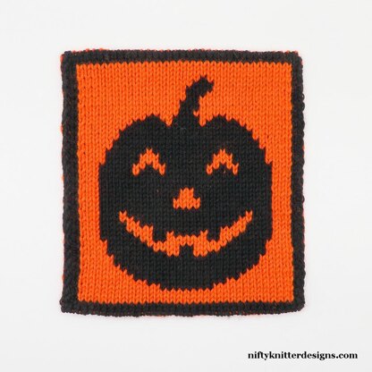 Halloween Pumpkin Potholder
