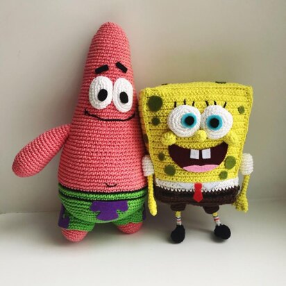 Sponge Bob and Patrick StarPDF crochet pattern amigurumi